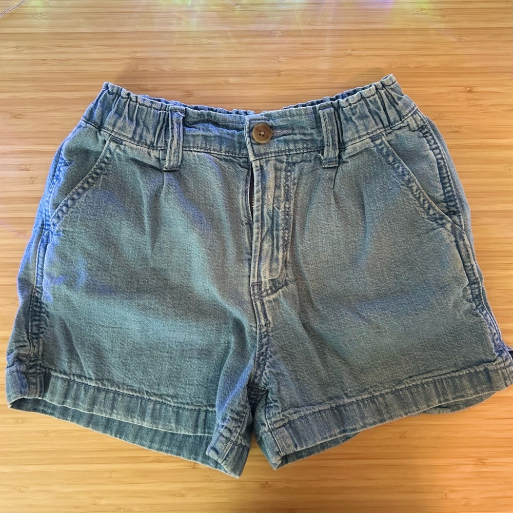 Gap, girls, size 8, soft denim shorts.
